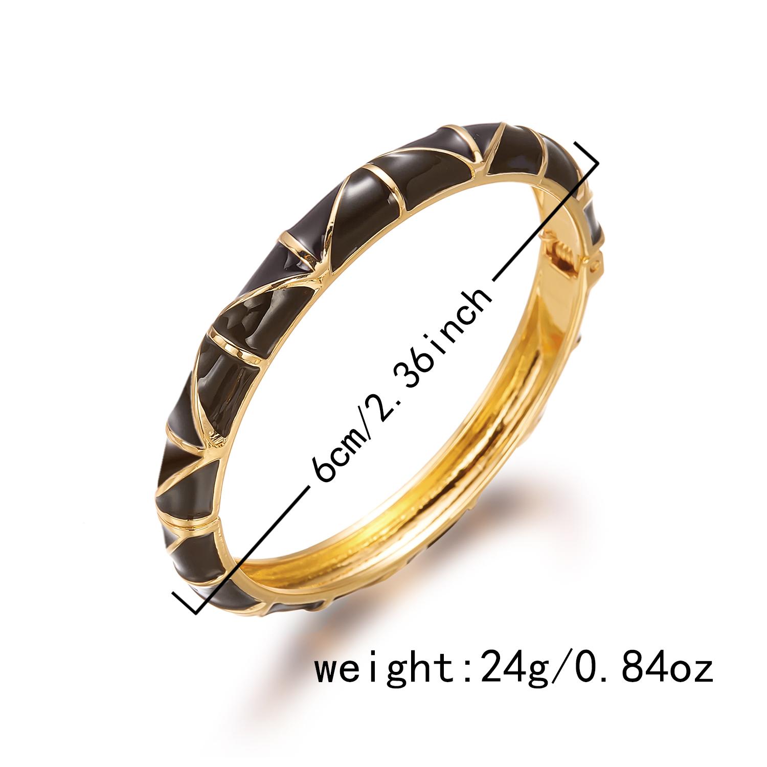 Hiphop Vintage Enamel Bangles for Women Classic Irregular Geometic Black Gold Color Chunky Bracelets Vacation Stacked Jewelry Gi
Hiphop Vintage Enamel Bangles for Women Classic Irregular Geometic Black Gold Color Chunky Bracelets Vacation Stacked Jewelry Gi