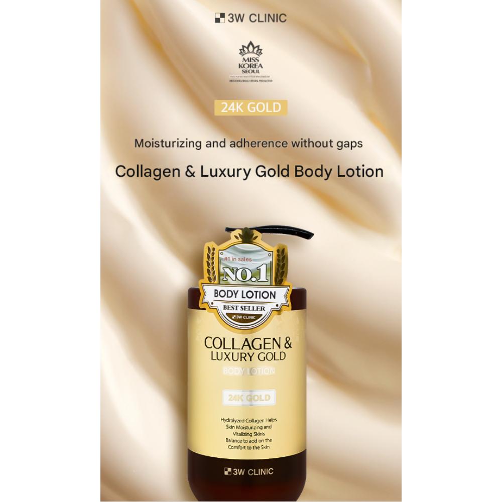 3W CLINIC Collagen & Luxury Gold Body Lotion (750ml)
3W CLINIC Collagen & Luxury Gold Body Lotion (750ml)