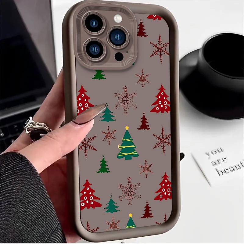 Colorful Christmas Tree Snowflake Plain Case for iPhone 17 Air 16 E 15 14 Plus 13 12 Mini 11 Pro Max Liquid Silicone Back Cover iPhone 11
Colorful Christmas Tree Snowflake Plain Case for iPhone 17 Air 16 E 15 14 Plus 13 12 Mini 11 Pro Max Liquid Silicone Back Cover iPhone 11