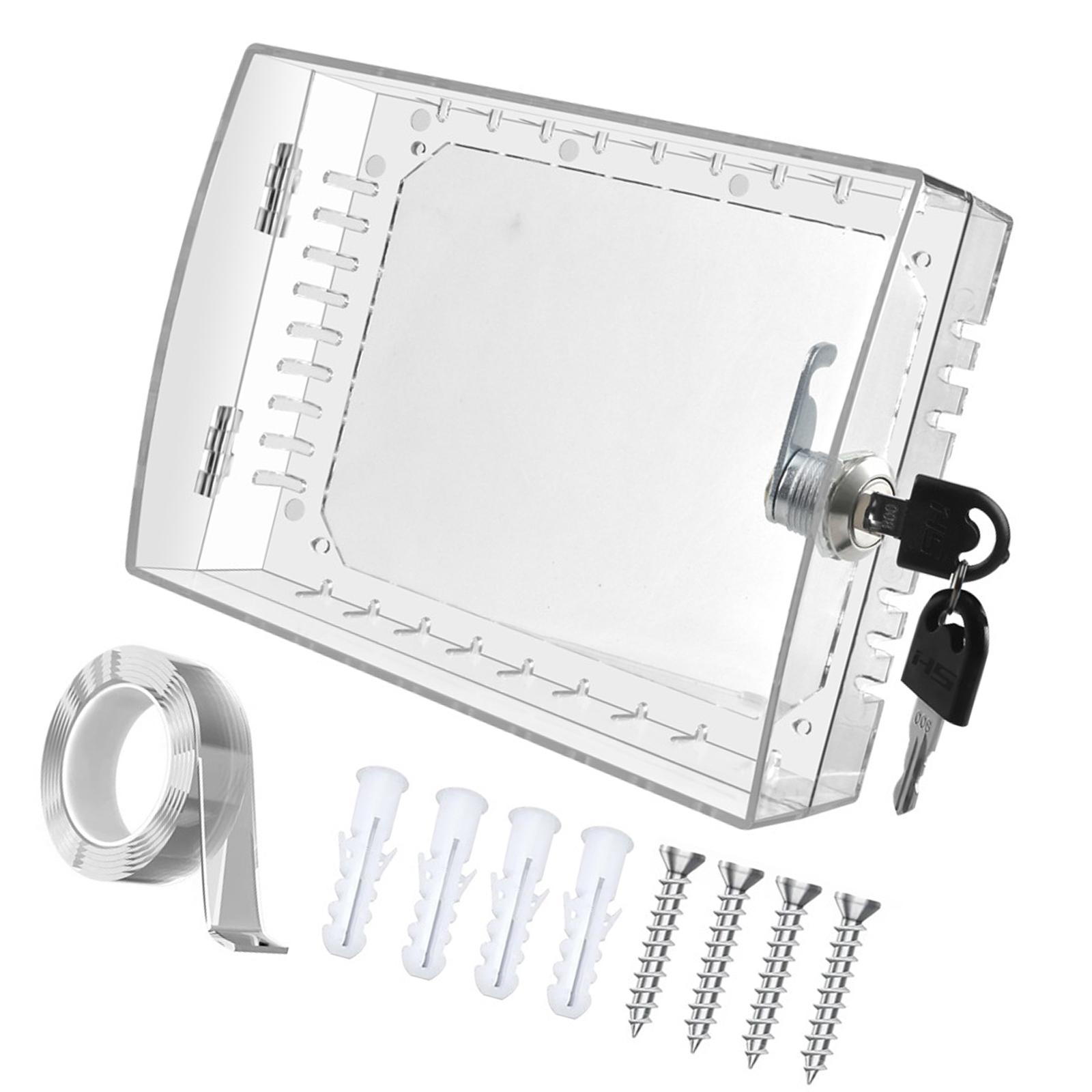 Thermostat Security Lock Box with Clear Designs Includes Key and Screws Accessories for Protecting Wall Thermostats 1
Thermostat Security Lock Box with Clear Designs Includes Key and Screws Accessories for Protecting Wall Thermostats 1