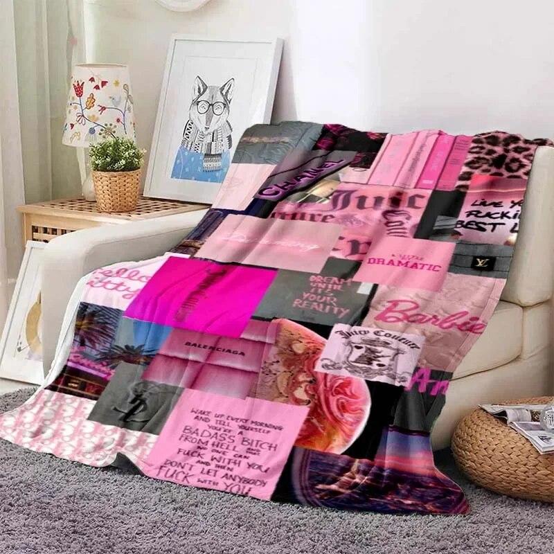 Juicy Couture blanket crown print bedspread soft and comfortable sofa bed blanket flannel blanket birthday gift picnic
Juicy Couture blanket crown print bedspread soft and comfortable sofa bed blanket flannel blanket birthday gift picnic