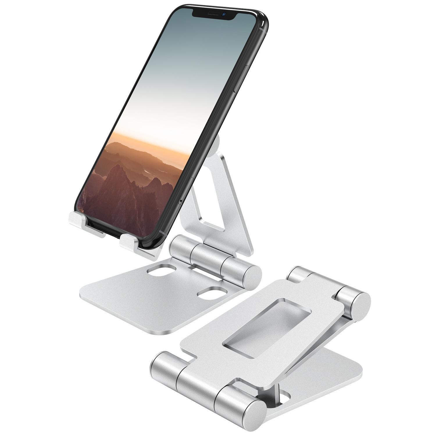AS007 Foldable Smartphone Stand Holder Aluminum Alloy Cell Phone Stand Desktop Mount Bracket Silver
AS007 Foldable Smartphone Stand Holder Aluminum Alloy Cell Phone Stand Desktop Mount Bracket Silver
