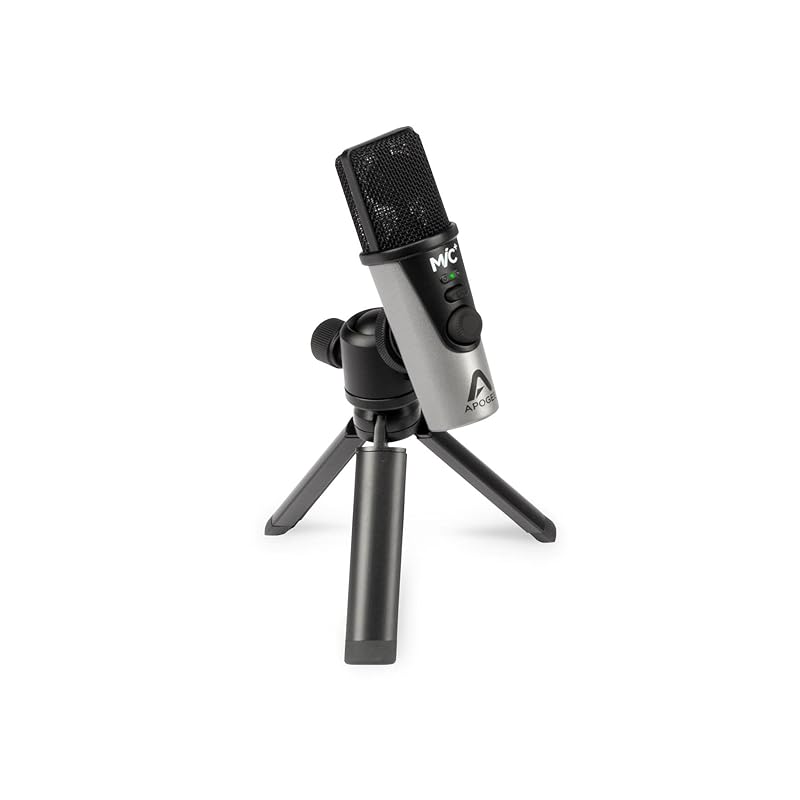 Apogee USB microphone Compatible with iOS/Mac/Windows 24bit/96kHz USB Type-C & Type-A/Lightning Microphone for distribution vocal recording Headphones
Apogee USB microphone Compatible with iOS/Mac/Windows 24bit/96kHz USB Type-C & Type-A/Lightning Microphone for distribution vocal recording Headphones