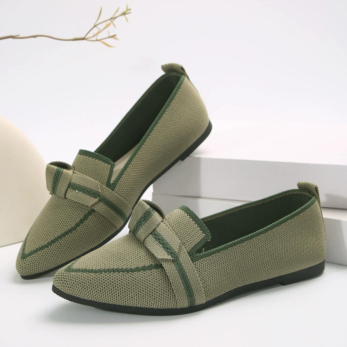 Острые туфли на плоской подошве большого размера 43 для женщин, повседневные дышащие женские туфли с бантом 36 зелёный
Острые туфли на плоской подошве большого размера 43 для женщин, повседневные дышащие женские туфли с бантом 36 зелёный