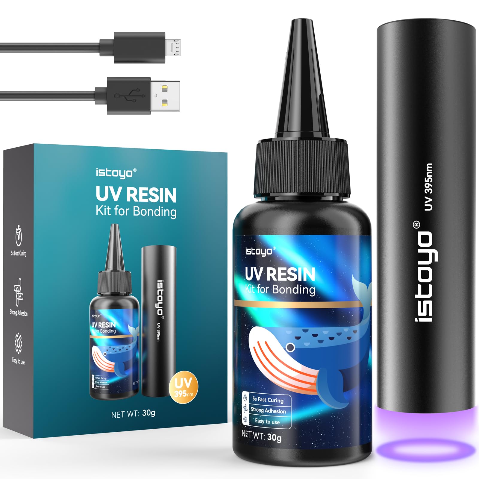 ISTOYO 30g Strong Instant Super Versatile Can Cure Rapidly within 4 Seconds after UV Lamp Comes with 395 NM Rechargeable UV Can Be Used on Adhesive, чистый
ISTOYO 30g Strong Instant Super Versatile Can Cure Rapidly within 4 Seconds after UV Lamp Comes with 395 NM Rechargeable UV Can Be Used on Adhesive, чистый