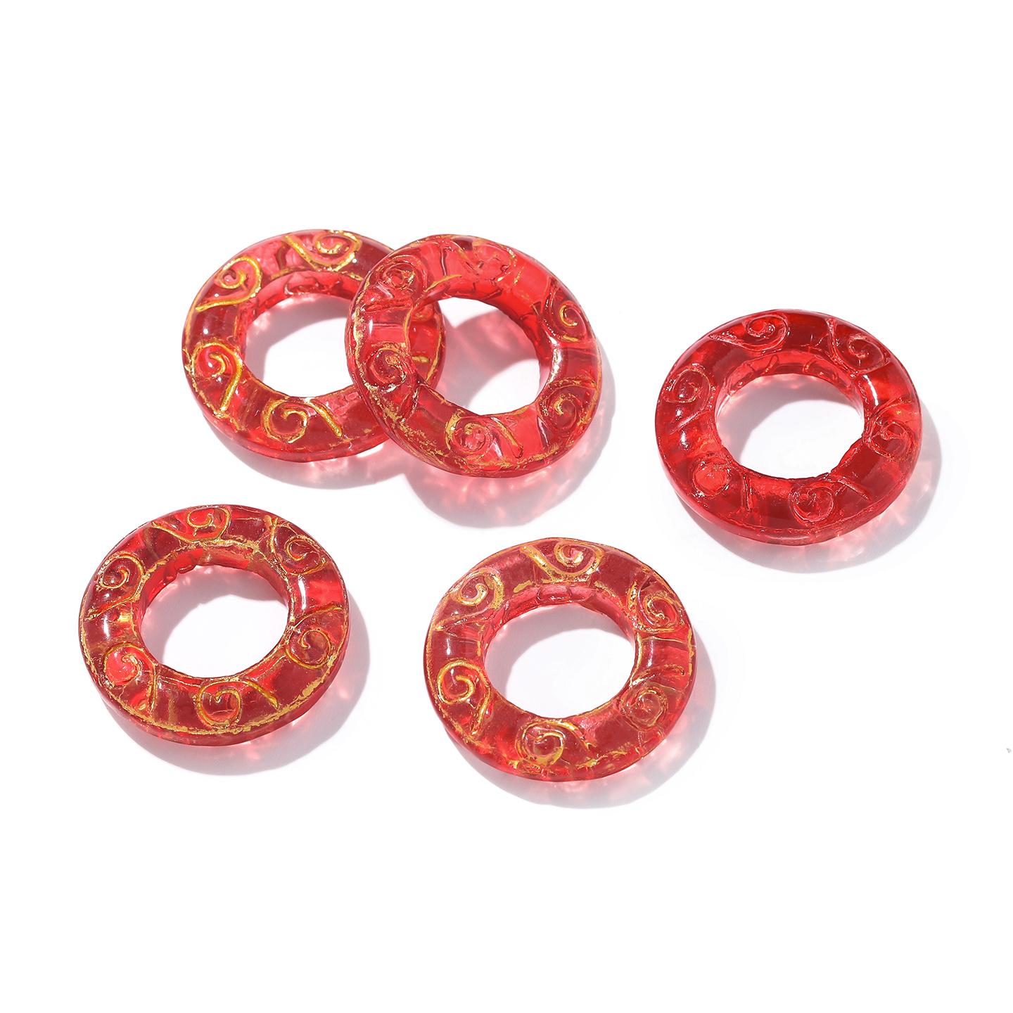 2pcs/lot Lampwork Beads Round Ring 14mm Big Hole Hollow Out Spacer Beads For DIY Jewelry Making Earrings Pendant Accessories
2pcs/lot Lampwork Beads Round Ring 14mm Big Hole Hollow Out Spacer Beads For DIY Jewelry Making Earrings Pendant Accessories