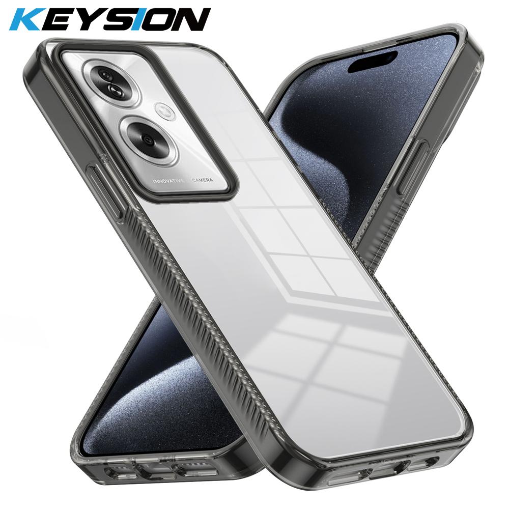 KEYSION Transparent Phone Case for OPPO Reno11 F 5G Soft TPU+PC Anti-slip HD Clear Shockproof Phone Back Cover for OPPO A79 5G for OPPO A79 5G чистий
KEYSION Transparent Phone Case for OPPO Reno11 F 5G Soft TPU+PC Anti-slip HD Clear Shockproof Phone Back Cover for OPPO A79 5G for OPPO A79 5G чистий