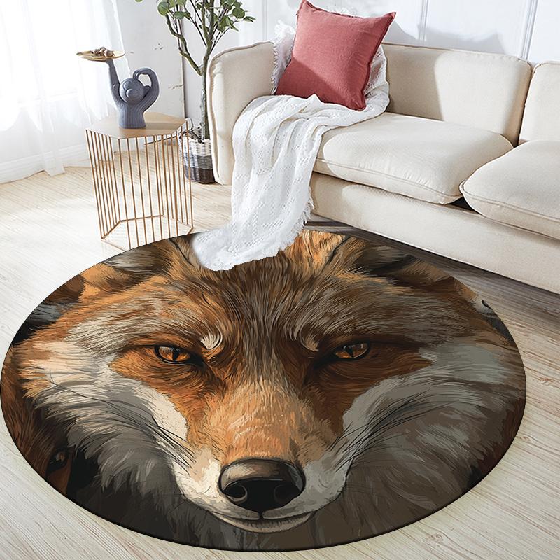 Fox pattern round rug,Carpet Rug for Living Room Bedroom Playroom ,Non-slip Floor Mat,Holiday Gifts and Birthday Gifts. 80cmx80cm
Fox pattern round rug,Carpet Rug for Living Room Bedroom Playroom ,Non-slip Floor Mat,Holiday Gifts and Birthday Gifts. 80cmx80cm