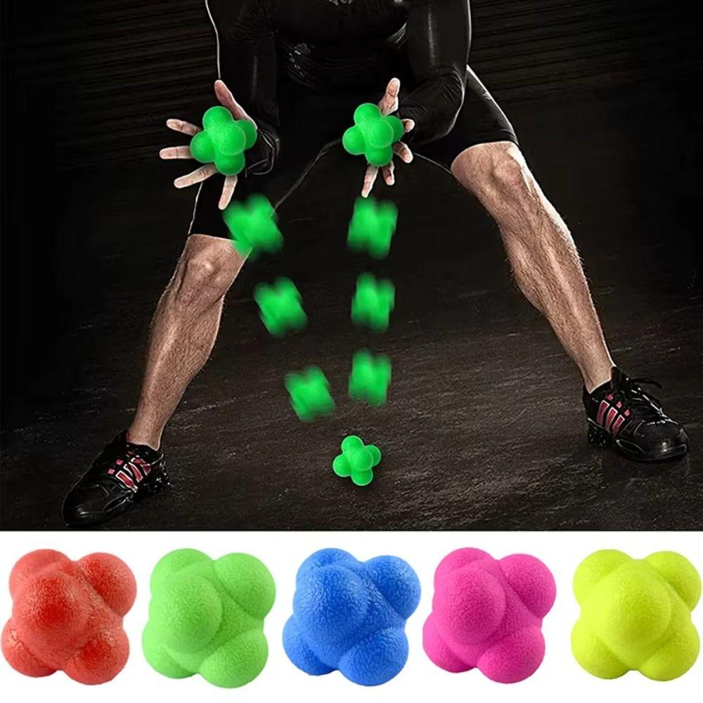 5,5 см Hexagon Reaction Ball Reflex Games Elasticity Ball Міцний тренувальний м’яч фіолетовий
5,5 см Hexagon Reaction Ball Reflex Games Elasticity Ball Міцний тренувальний м’яч фіолетовий