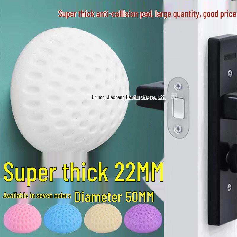 Thickened Silicone Anti-Collision Door Mat & Handle Bumper Pad - Anti-Scratch Door Stopper Sticker Grey - Diameter 5cm, Thickness 2.2cm
Thickened Silicone Anti-Collision Door Mat & Handle Bumper Pad - Anti-Scratch Door Stopper Sticker Grey - Diameter 5cm, Thickness 2.2cm