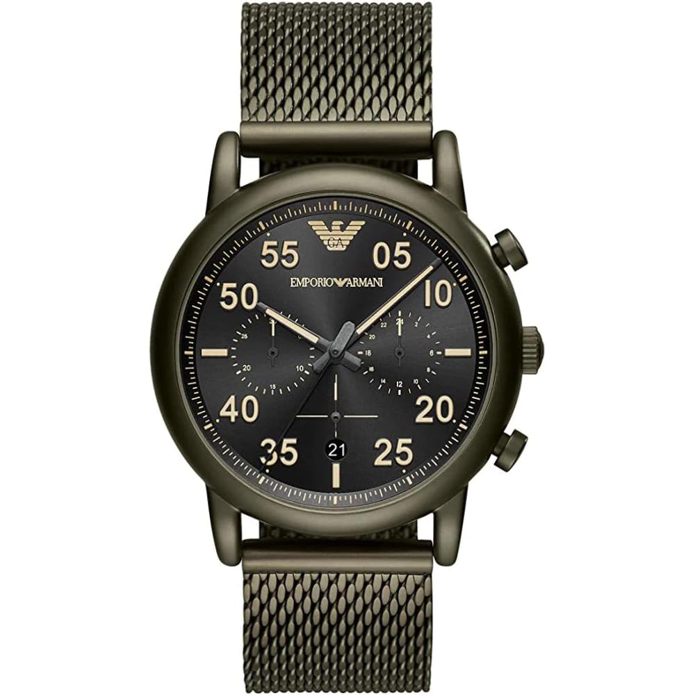 Emporio Armani Luigi AR11115 Чорний кварцовий модний чоловічий годинник із нержавіючої сталі
Emporio Armani Luigi AR11115 Чорний кварцовий модний чоловічий годинник із нержавіючої сталі