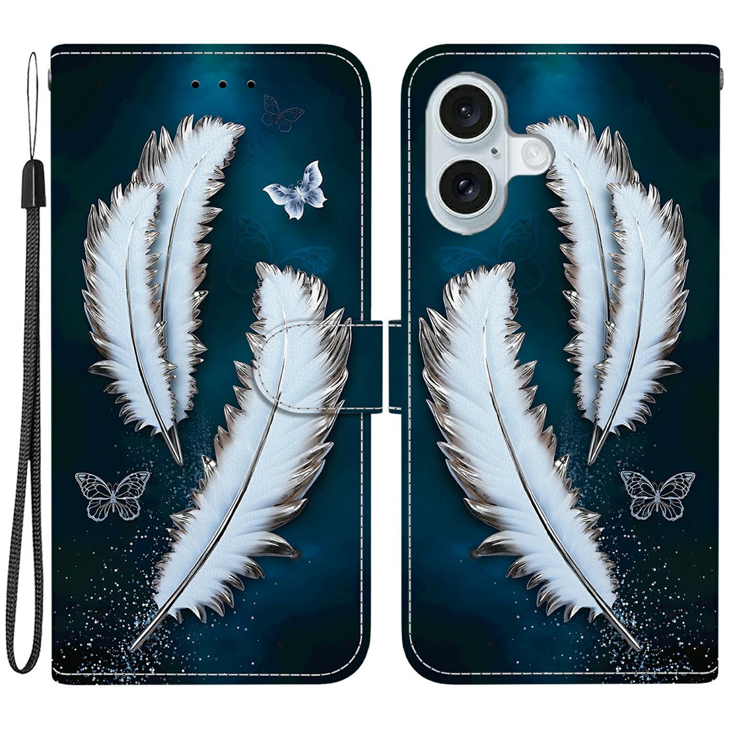 Чехол для iPhone 16 с печатью рисунка, противоударный, кожаный откидной кошелек-обложка для телефона со шнурком B
Чехол для iPhone 16 с печатью рисунка, противоударный, кожаный откидной кошелек-обложка для телефона со шнурком B