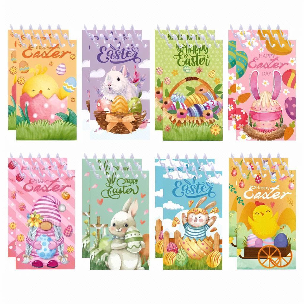 8-Pack Easter Spiral Notebook Mini Pocket Notepad Bunny Chick Journal for Students Kids Easter Gift Party Favors
8-Pack Easter Spiral Notebook Mini Pocket Notepad Bunny Chick Journal for Students Kids Easter Gift Party Favors