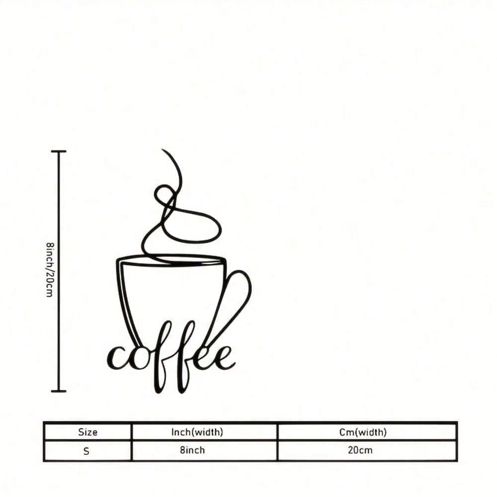 Antique Black Iron Coffee Sign Rust Proof Wall Art Minimalist Home Decor різнокольоровий
Antique Black Iron Coffee Sign Rust Proof Wall Art Minimalist Home Decor різнокольоровий