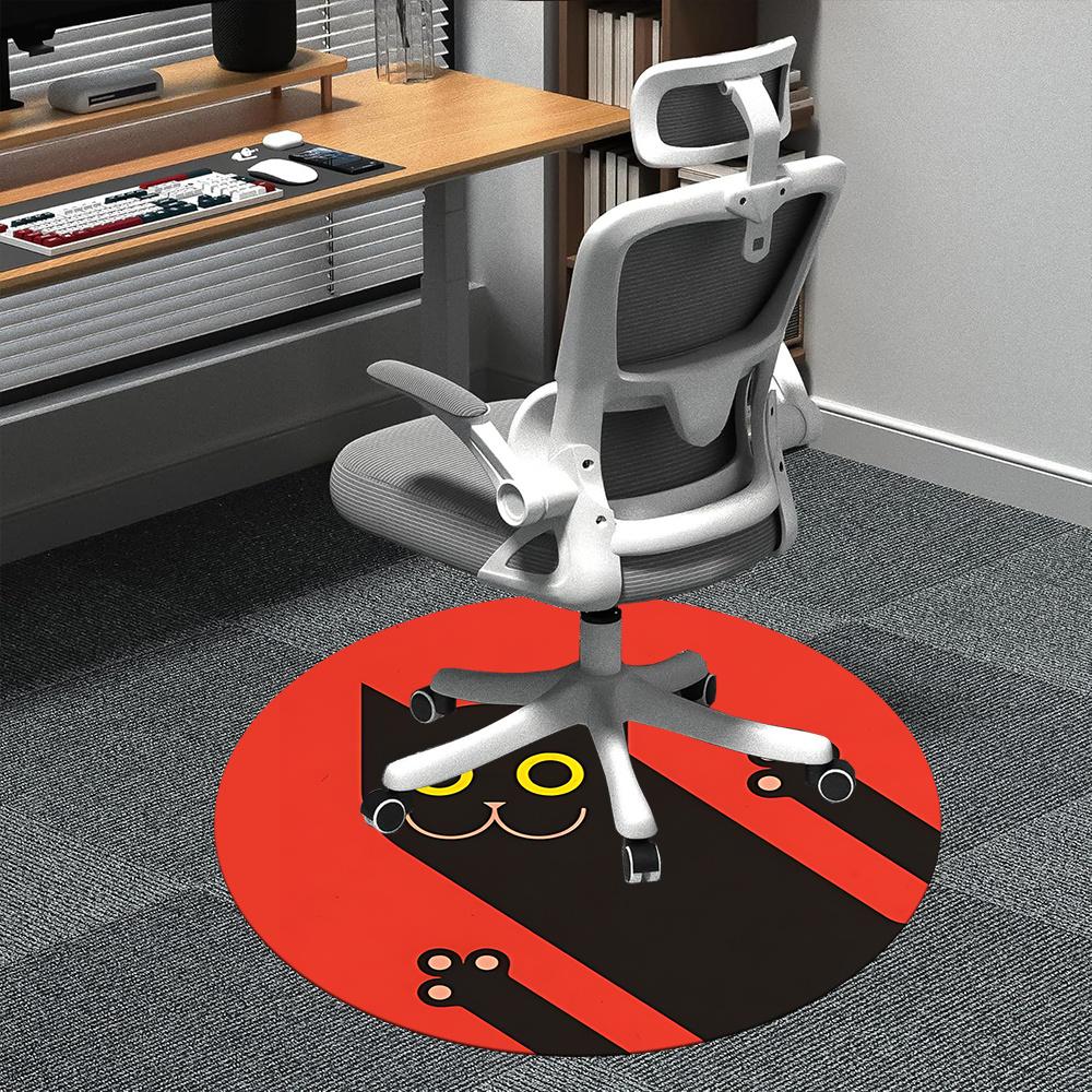 1pc Cat Circle Office Round Area Rug, Indoor Mat Suitable ForOffice, Under Office Chairs Bedroom Living Room Home Decor, Room Deco 105 80cm by 80cm
1pc Cat Circle Office Round Area Rug, Indoor Mat Suitable ForOffice, Under Office Chairs Bedroom Living Room Home Decor, Room Deco 105 80cm by 80cm