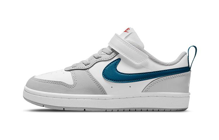 Nike Court Borough 2 Low top Skateboard Shoes White Gray Blue Kids BQ5451-117 28
Nike Court Borough 2 Low top Skateboard Shoes White Gray Blue Kids BQ5451-117 28