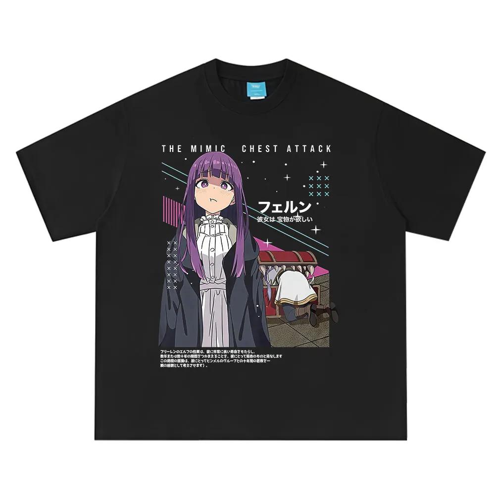 Anime Frieren_ Beyond Journey s End Fern Frieren Graphic T-shirt Men Women Summer Fashion Short Sleeve Cotton Casual T-shirts XXXXXL чорний
Anime Frieren_ Beyond Journey s End Fern Frieren Graphic T-shirt Men Women Summer Fashion Short Sleeve Cotton Casual T-shirts XXXXXL чорний