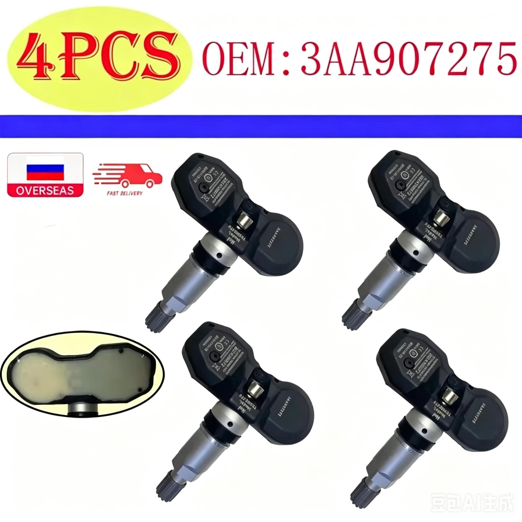 4PCS Tire Pressure Sensor 3AA907275 For VW Tiguan VW CC Passat CC TPMS Sensor 433MHz 3AA907275B 3AA907275D 4PCS
4PCS Tire Pressure Sensor 3AA907275 For VW Tiguan VW CC Passat CC TPMS Sensor 433MHz 3AA907275B 3AA907275D 4PCS