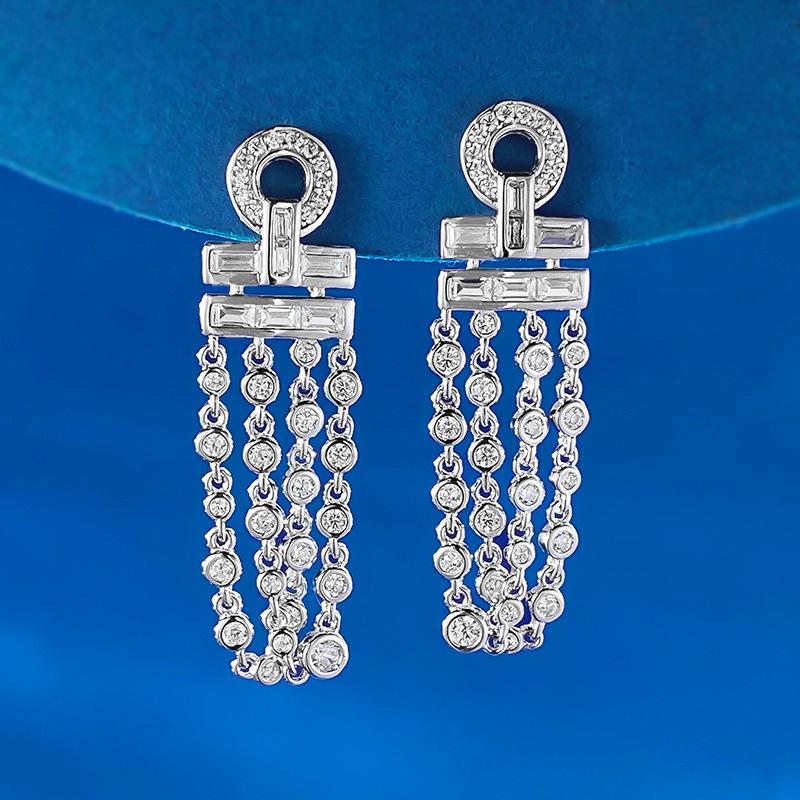 Lulu Tong S925 Silver Luxury Earrings for Women - Elegant Evening Style S925 Silver
Lulu Tong S925 Silver Luxury Earrings for Women - Elegant Evening Style S925 Silver