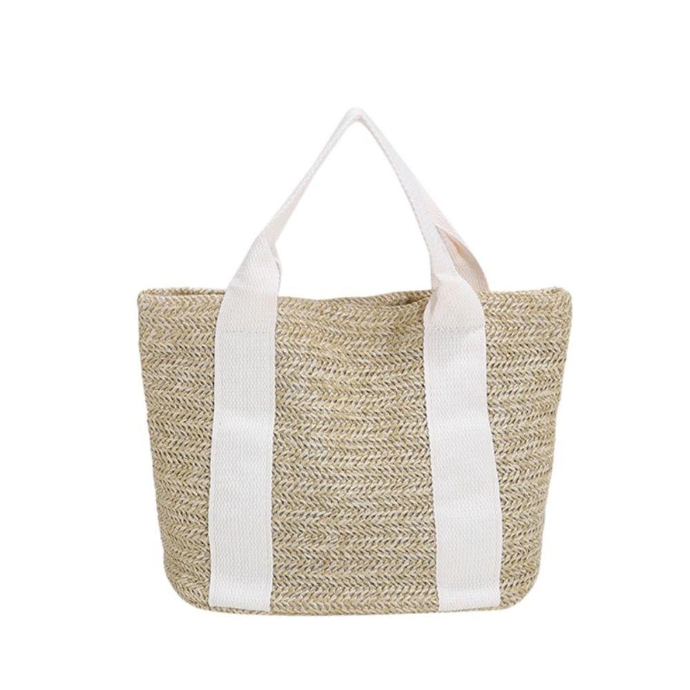 Korean Style Straw Woven Tote Bag Canvas Women Woven Bag Portable Straw Shoulder Bag Ladies белый
Korean Style Straw Woven Tote Bag Canvas Women Woven Bag Portable Straw Shoulder Bag Ladies белый