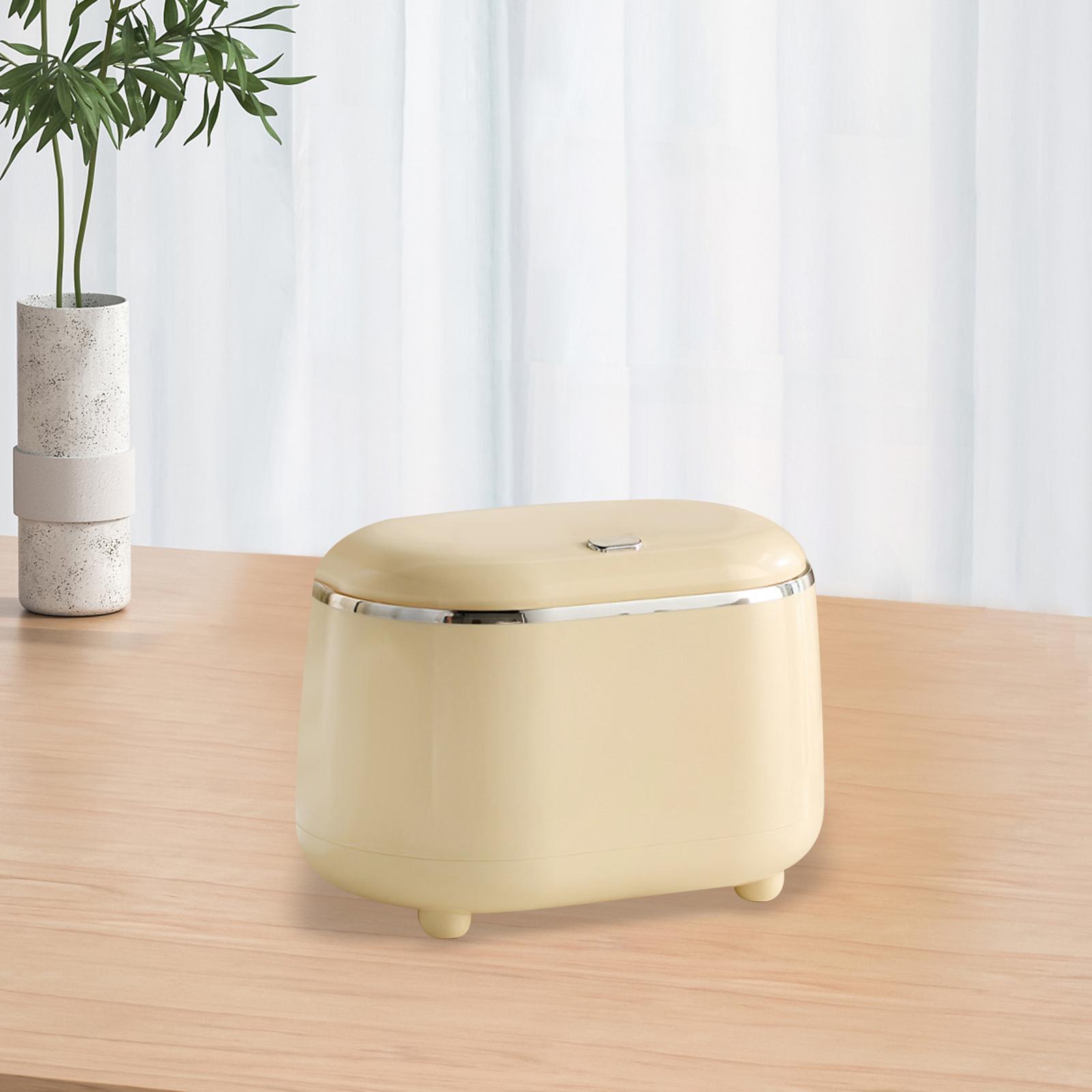 Pressing Small Desktop Garbage Can 19x12x14cm Countertop Trash Bin for Cosmetics
Pressing Small Desktop Garbage Can 19x12x14cm Countertop Trash Bin for Cosmetics