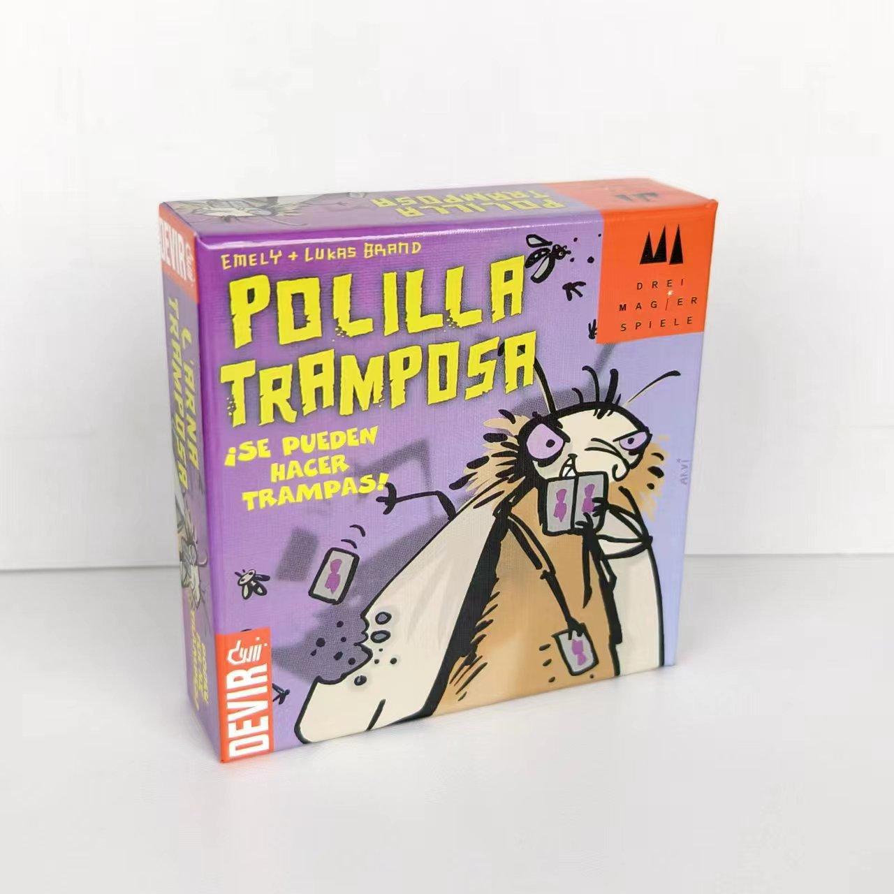 Іспанська версія POLILLA TRAMPOSA Cheating Moth German Cockroach Adult Children Casual Party Game
Іспанська версія POLILLA TRAMPOSA Cheating Moth German Cockroach Adult Children Casual Party Game