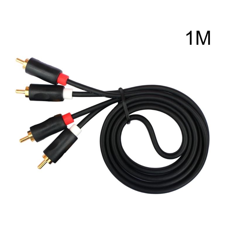 2RCA to 2 RCA Male to Male Audio Cable Gold-Plated RCA Audio Cable for Home Theater DVD TV Amplifier CD Soundbox 1
2RCA to 2 RCA Male to Male Audio Cable Gold-Plated RCA Audio Cable for Home Theater DVD TV Amplifier CD Soundbox 1
