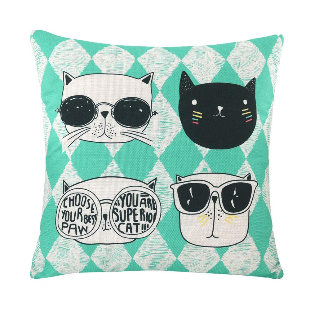 45x45cm Cartoon Cat Geometric Printed Sofa Cushion Cover Cotton Linen Home Living Room Decoration 45x45cm
45x45cm Cartoon Cat Geometric Printed Sofa Cushion Cover Cotton Linen Home Living Room Decoration 45x45cm