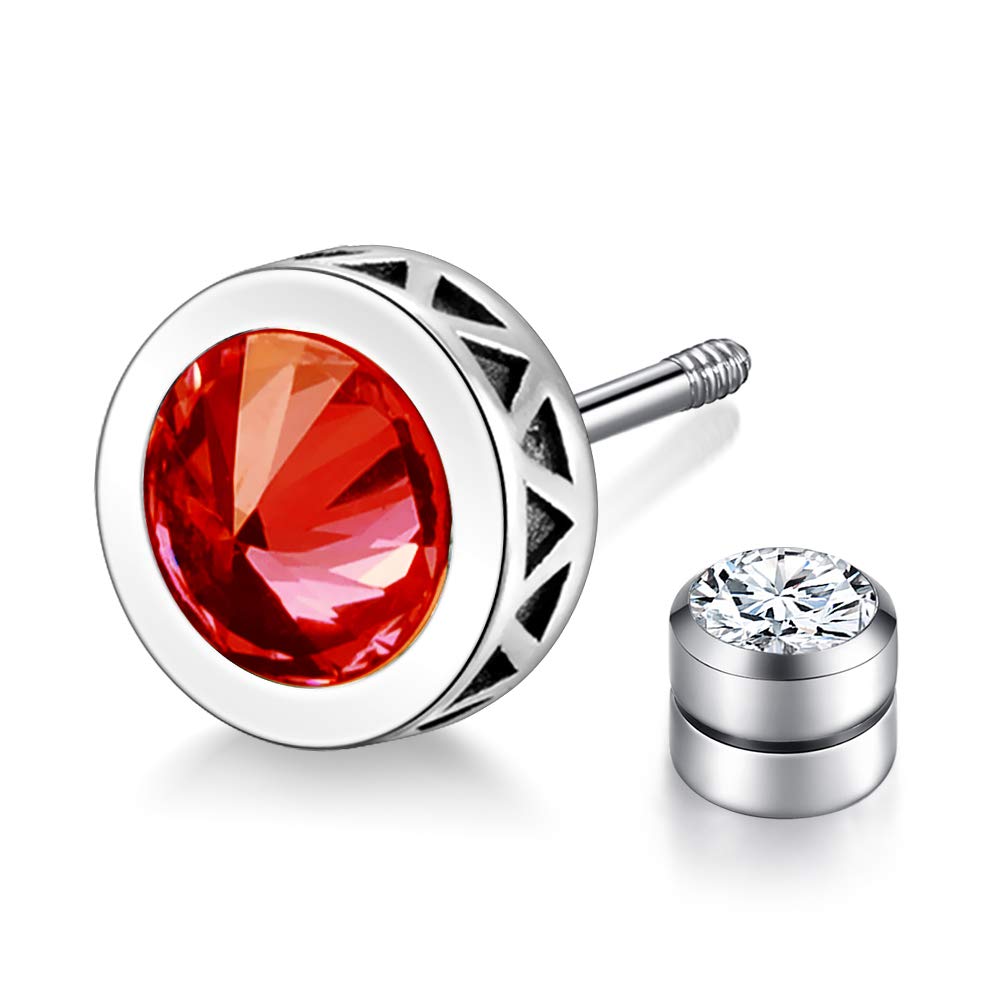 Серьги Ashley Jewelry Native Round Conical Silver 925 пробы, одинарные серьги-гвоздики, унисекс, мужские (10мм Красный)
Серьги Ashley Jewelry Native Round Conical Silver 925 пробы, одинарные серьги-гвоздики, унисекс, мужские (10мм Красный)