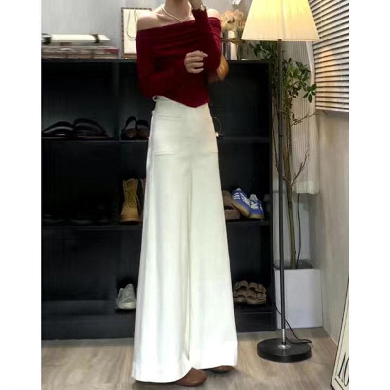 Autumn 2024 Women s Deep Blue High-Waist Wide-Leg Jeans: Narrow Fit, Floor-Length, Excellent Drape Large
Autumn 2024 Women s Deep Blue High-Waist Wide-Leg Jeans: Narrow Fit, Floor-Length, Excellent Drape Large