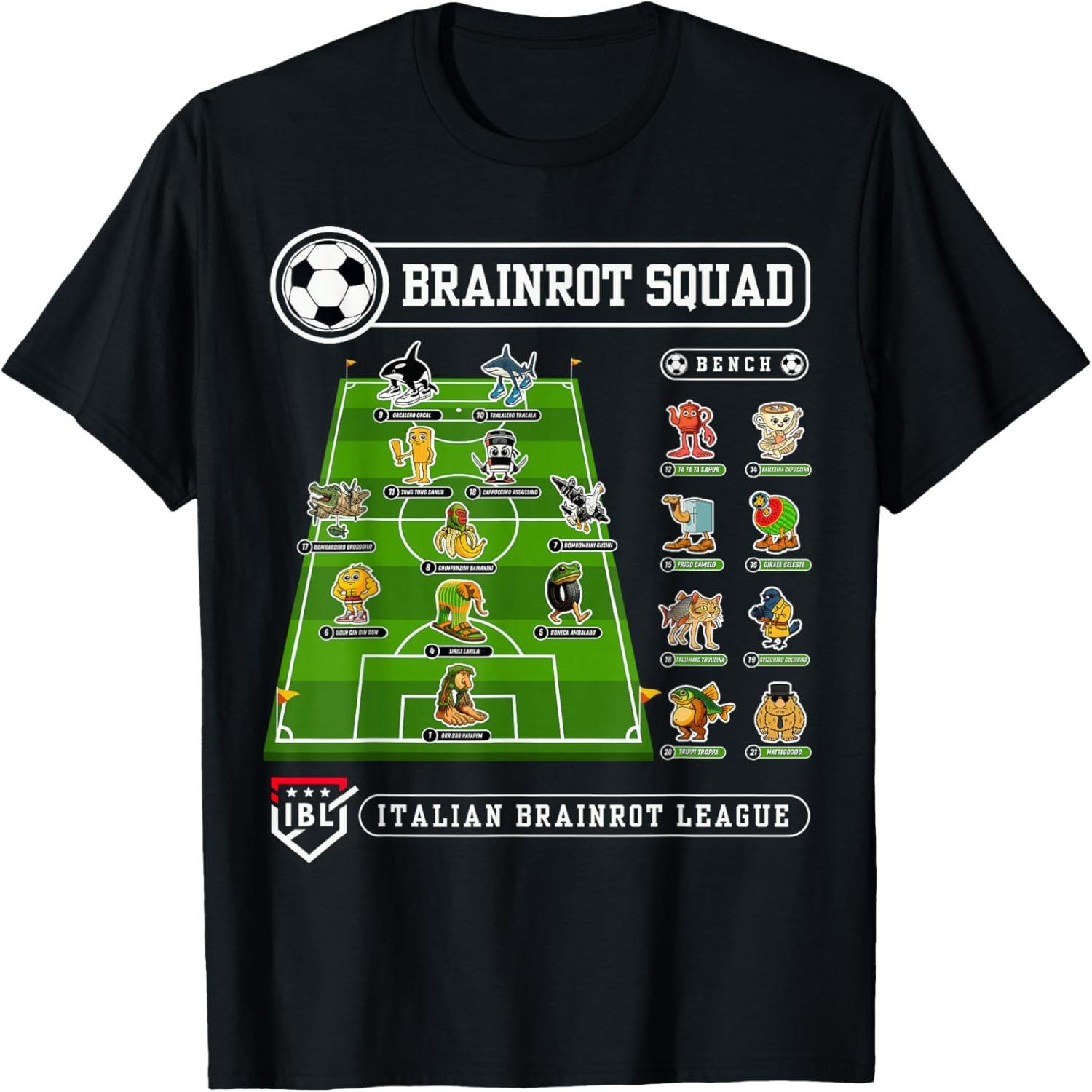 Italian-brainrot Sport Meme Soccer Squad Football Funny T-Shirt S разноцветный
Italian-brainrot Sport Meme Soccer Squad Football Funny T-Shirt S разноцветный