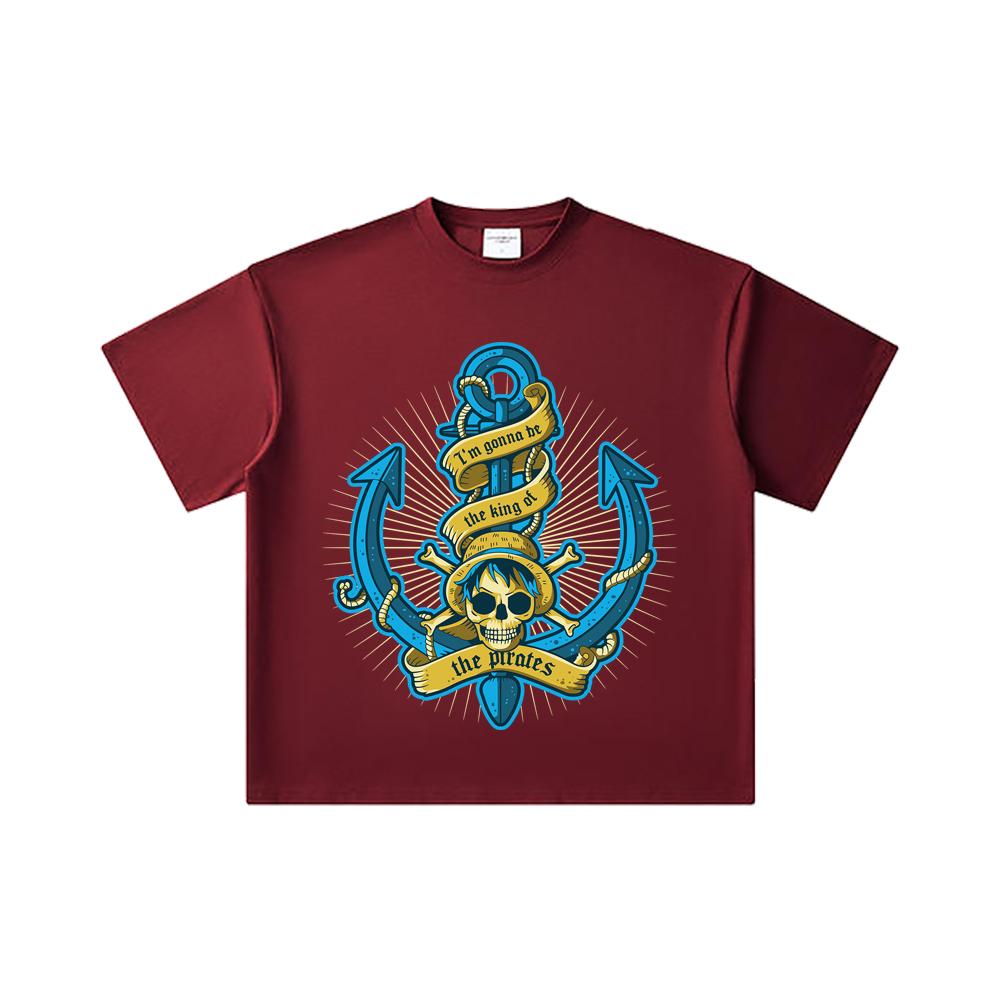 260 GSM Double Yarn 32 Count 100% Cotton One Piece V35 Luffy Kaido Logo Print Unisex Heavy Cotton T Shirt 2XL вина червоного кольору
260 GSM Double Yarn 32 Count 100% Cotton One Piece V35 Luffy Kaido Logo Print Unisex Heavy Cotton T Shirt 2XL вина червоного кольору