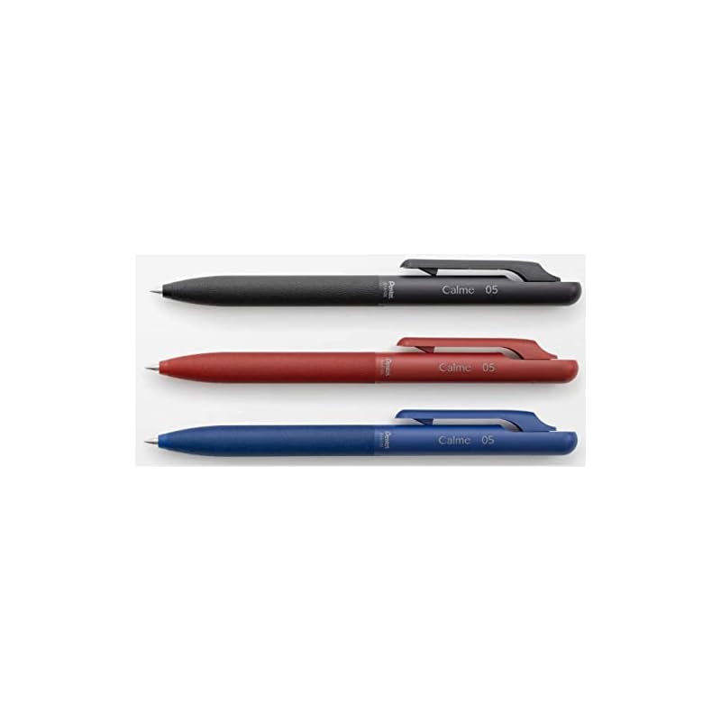 Pentel oily ballpoint pen Calme Callum 0.5mm BXA105 1 each of 3 colors 3 piece set Transparent sheath bag included
Pentel oily ballpoint pen Calme Callum 0.5mm BXA105 1 each of 3 colors 3 piece set Transparent sheath bag included