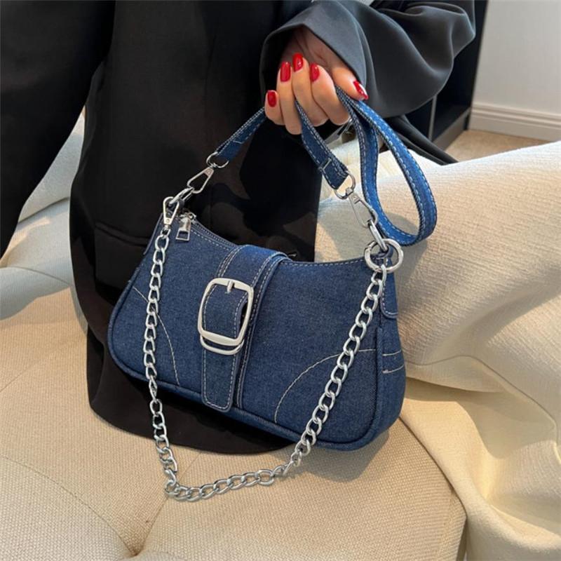 Chic Denim Tote Shoulder Bag for Women Casual Underarm Purse, Summer Fashi Simple Handbag, Ideal for Daily Use Travel Outdoor синій
Chic Denim Tote Shoulder Bag for Women Casual Underarm Purse, Summer Fashi Simple Handbag, Ideal for Daily Use Travel Outdoor синій