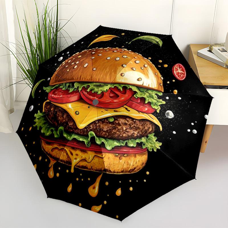 1pc Cheeseburger, Hamburger Automatic Open/Close Umbrella, Folding Compact Umbrella with Lightweight Design for Women/Men yy251028254
1pc Cheeseburger, Hamburger Automatic Open/Close Umbrella, Folding Compact Umbrella with Lightweight Design for Women/Men yy251028254