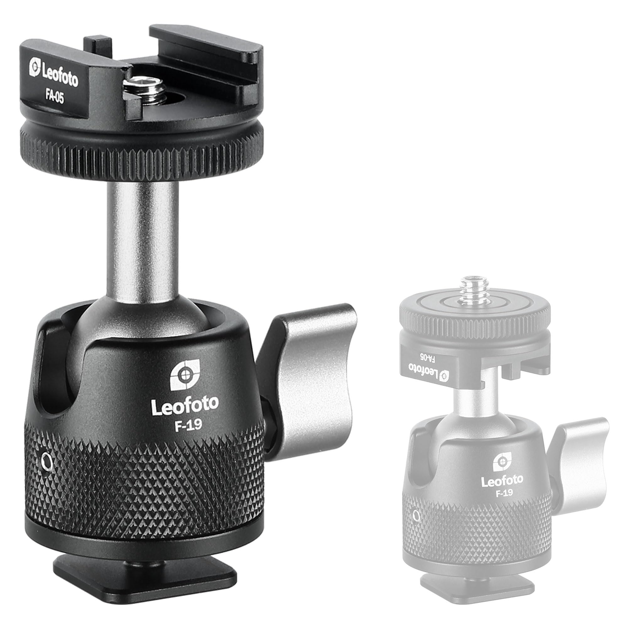 LEOFOTO Mini 19mm Long Neck Ball Head with Cold Shoe inch Mount F-19 / 1/4 чёрный
LEOFOTO Mini 19mm Long Neck Ball Head with Cold Shoe inch Mount F-19 / 1/4 чёрный