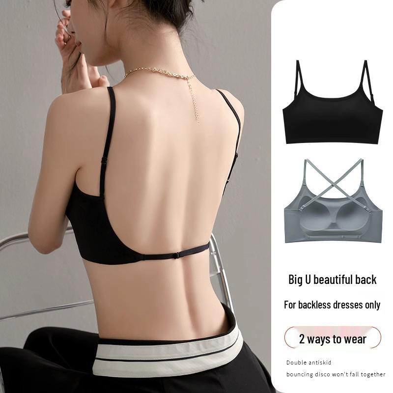 Seamless Low-Back Ice Silk Antibacterial Push-Up Bra for Women M світлого кольору хакі
Seamless Low-Back Ice Silk Antibacterial Push-Up Bra for Women M світлого кольору хакі