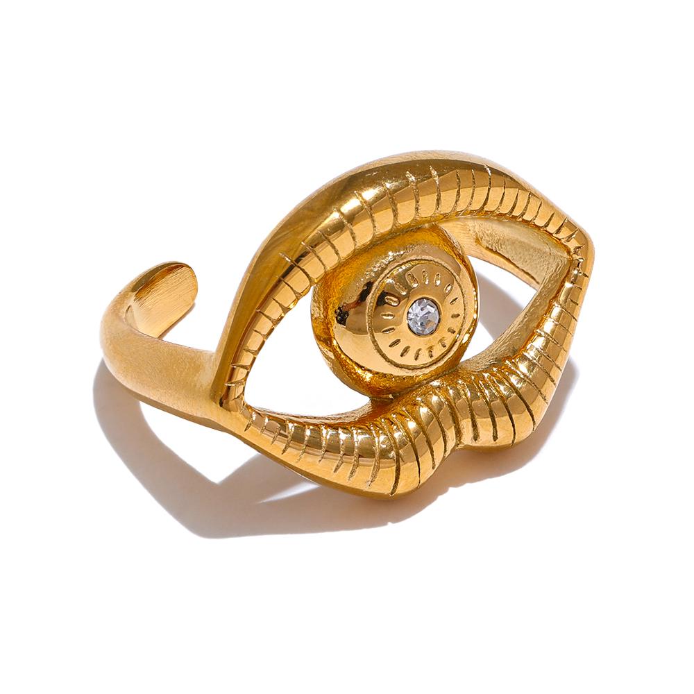 Yhpup Stylish Unique Stainless Steel Metal Lip Casting Ring 18K Gold Color Plated Individualistic Charm Jewelry for Women 7
Yhpup Stylish Unique Stainless Steel Metal Lip Casting Ring 18K Gold Color Plated Individualistic Charm Jewelry for Women 7