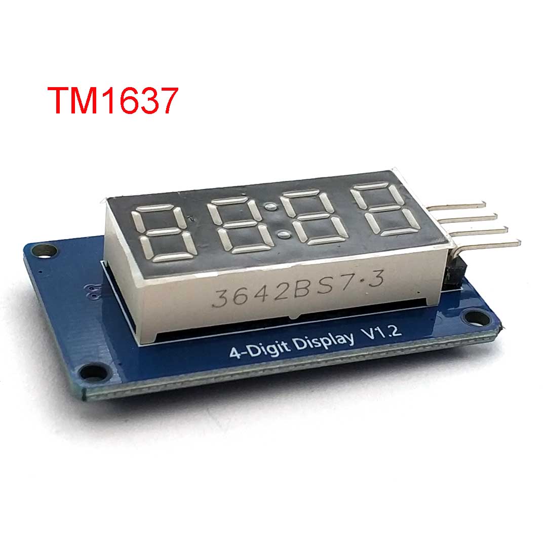 Модуль цифрового світлодіодного дисплея TM1637 4 біти TM1638 8 біт 7-сегментний годинник ЧЕРВОНА анодна трубка Чотири послідовні драйвери TM1637
Модуль цифрового світлодіодного дисплея TM1637 4 біти TM1638 8 біт 7-сегментний годинник ЧЕРВОНА анодна трубка Чотири послідовні драйвери TM1637