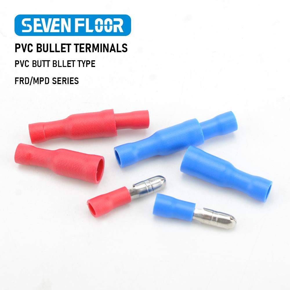 50pair 100pcs Crimp Terminal Electric Quick Splice Wire Terminals Connector Crimp Bullet terminal for 22~10AWG Audio Wiring
50pair 100pcs Crimp Terminal Electric Quick Splice Wire Terminals Connector Crimp Bullet terminal for 22~10AWG Audio Wiring