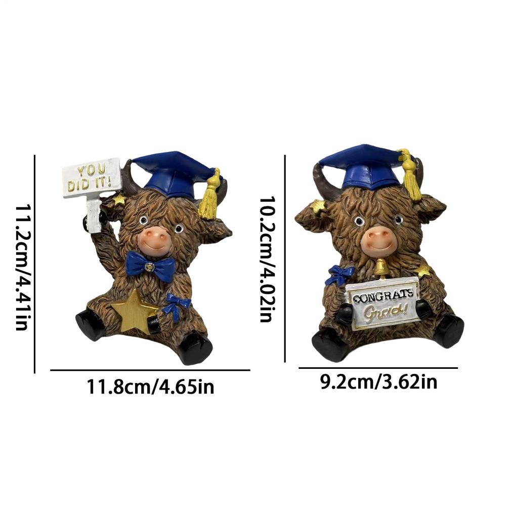 Graduation Highland Cow Resin Ornament 2 Pieces Resin Cute Mushroom Cow Farmhouse Decorations Cow Garden Desktop Decor
Graduation Highland Cow Resin Ornament 2 Pieces Resin Cute Mushroom Cow Farmhouse Decorations Cow Garden Desktop Decor