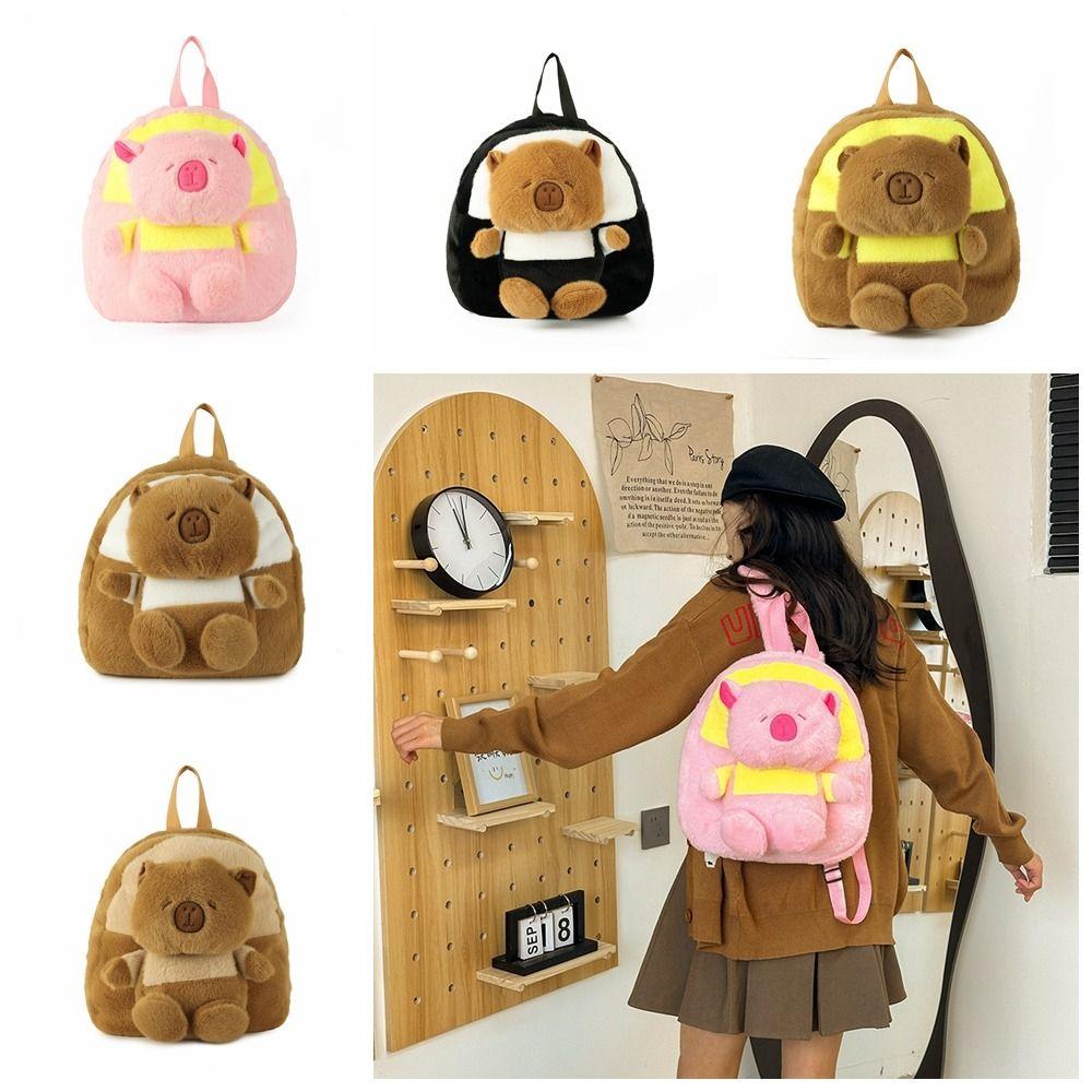 Коричневый мультяшный школьный рюкзак Kawaii сумка на плечо японская капибара плюшевый рюкзак для путешествий коричневый/белый
Коричневый мультяшный школьный рюкзак Kawaii сумка на плечо японская капибара плюшевый рюкзак для путешествий коричневый/белый