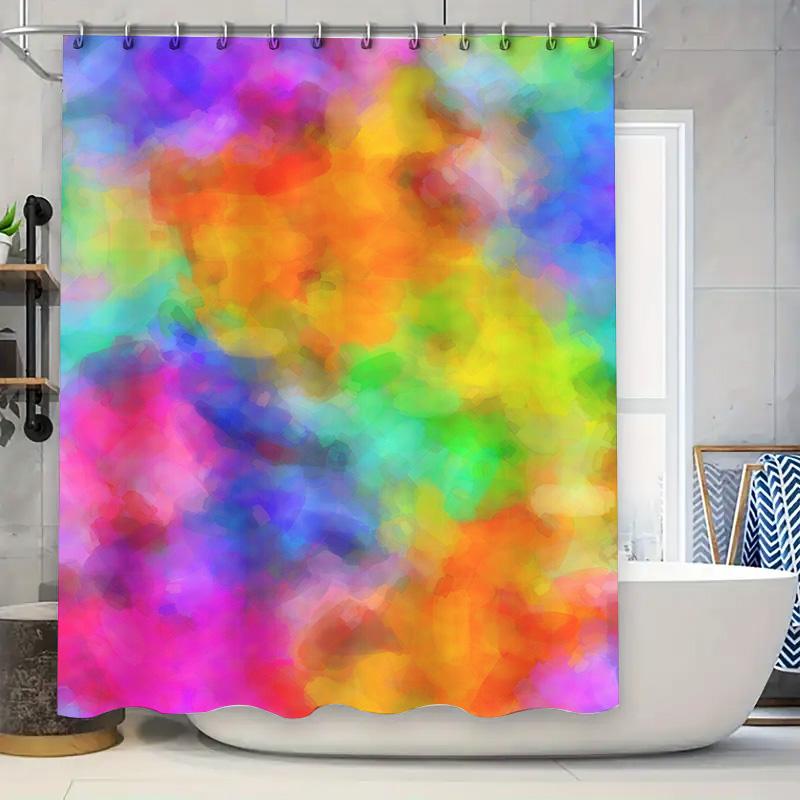 Colorful Shower Curtain Bathroom Decor Waterproof Fabric Print For Home Decoration Multicolor Bath Mat Shower Liner W60H190(CM)-1 Pcs
Colorful Shower Curtain Bathroom Decor Waterproof Fabric Print For Home Decoration Multicolor Bath Mat Shower Liner W60H190(CM)-1 Pcs