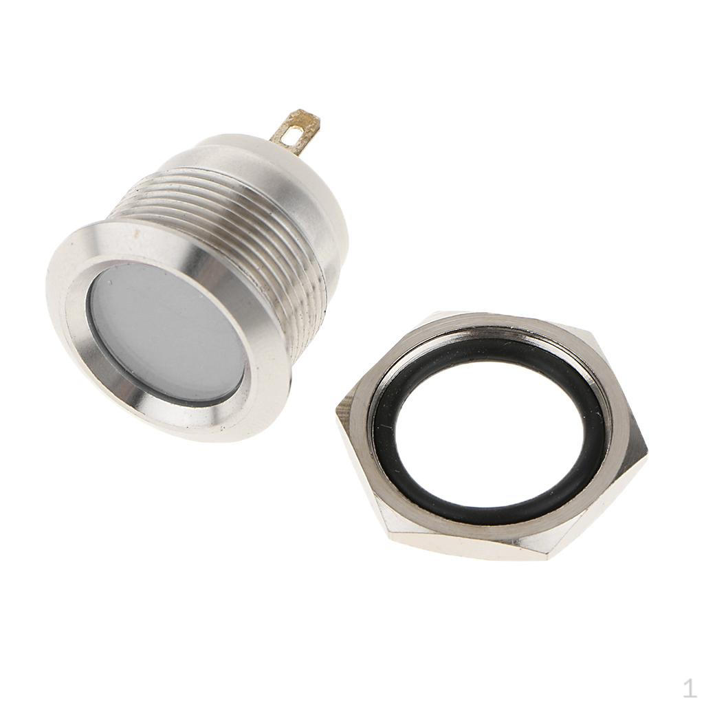 Car 2V 19mm Dash Panel Indicator Light with Wrie Leads White
Car 2V 19mm Dash Panel Indicator Light with Wrie Leads White