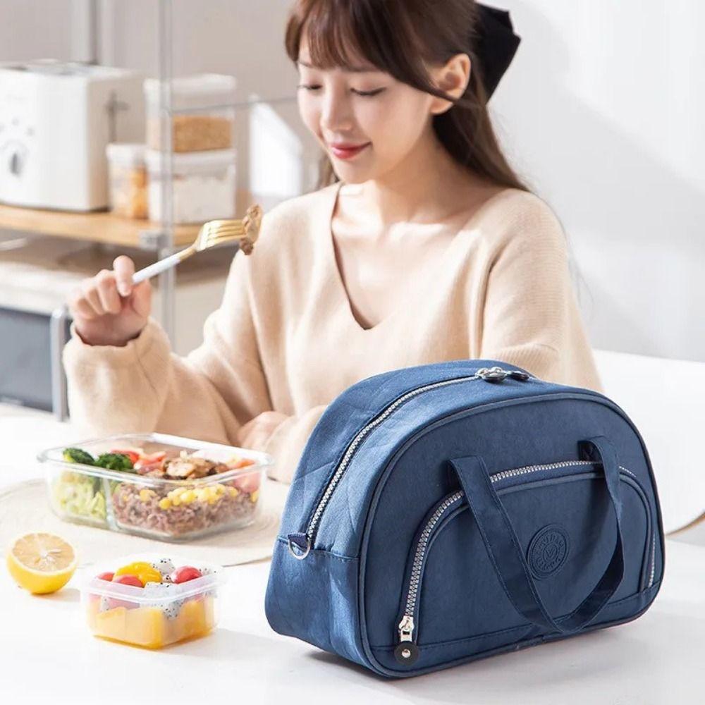 Thicken Food Case Pouch High Capacity Lunch Tote Handbags Portable Lunch Box Bag Women синій
Thicken Food Case Pouch High Capacity Lunch Tote Handbags Portable Lunch Box Bag Women синій