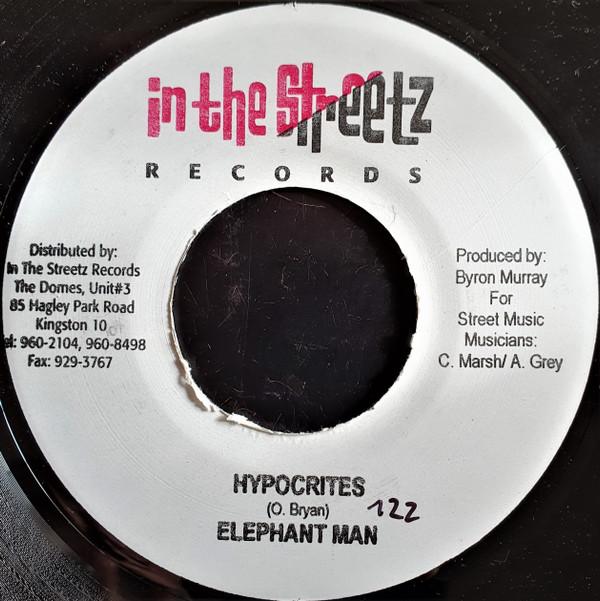 7inch Record ELEPHANT MAN - Hypocrites NONE In The Streetz Jamaica Reggae, Ska & Dub Used
7inch Record ELEPHANT MAN - Hypocrites NONE In The Streetz Jamaica Reggae, Ska & Dub Used