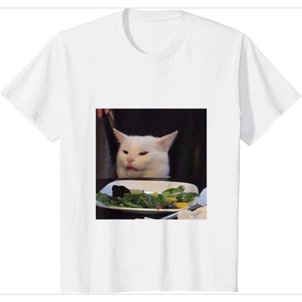 Women s Funny Cat Salad T-Shirt Serious Face Cat Meme Photo Print Crew Neck Short Sleeve Top for Daily Versatile 3XL
Women s Funny Cat Salad T-Shirt Serious Face Cat Meme Photo Print Crew Neck Short Sleeve Top for Daily Versatile 3XL