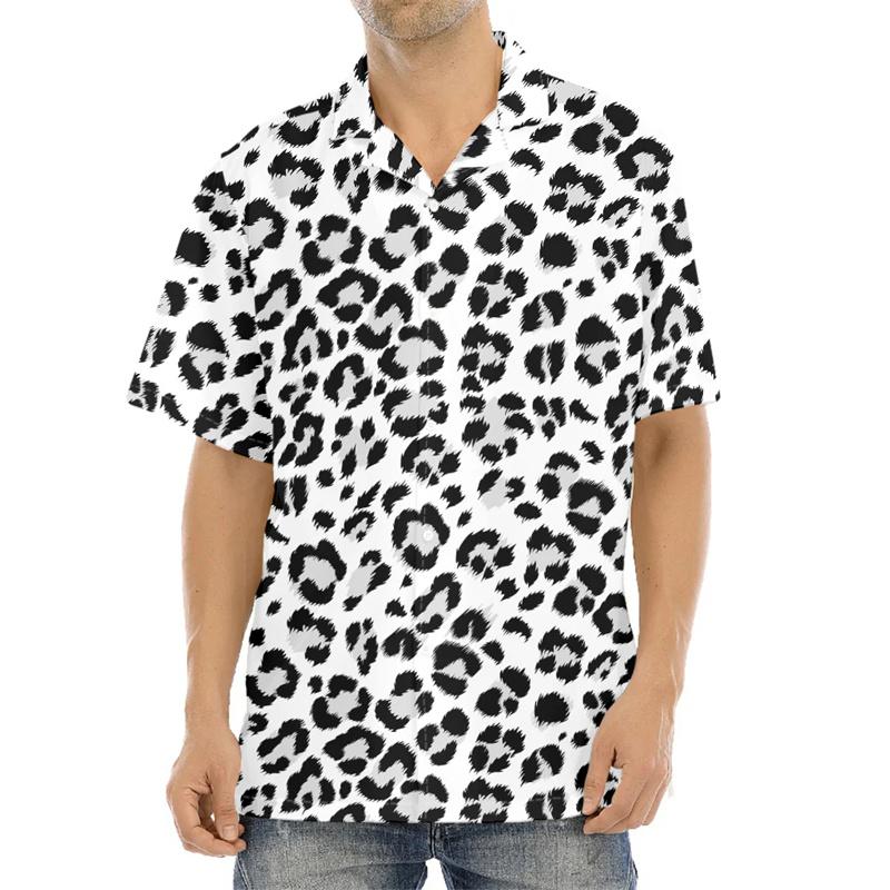 Vintage 3D Leopard Printing Shirts For Men Fashion Cool Short Sleeve Shirts Summer Casual Streetwear Shirts Blouses Clothing S
Vintage 3D Leopard Printing Shirts For Men Fashion Cool Short Sleeve Shirts Summer Casual Streetwear Shirts Blouses Clothing S