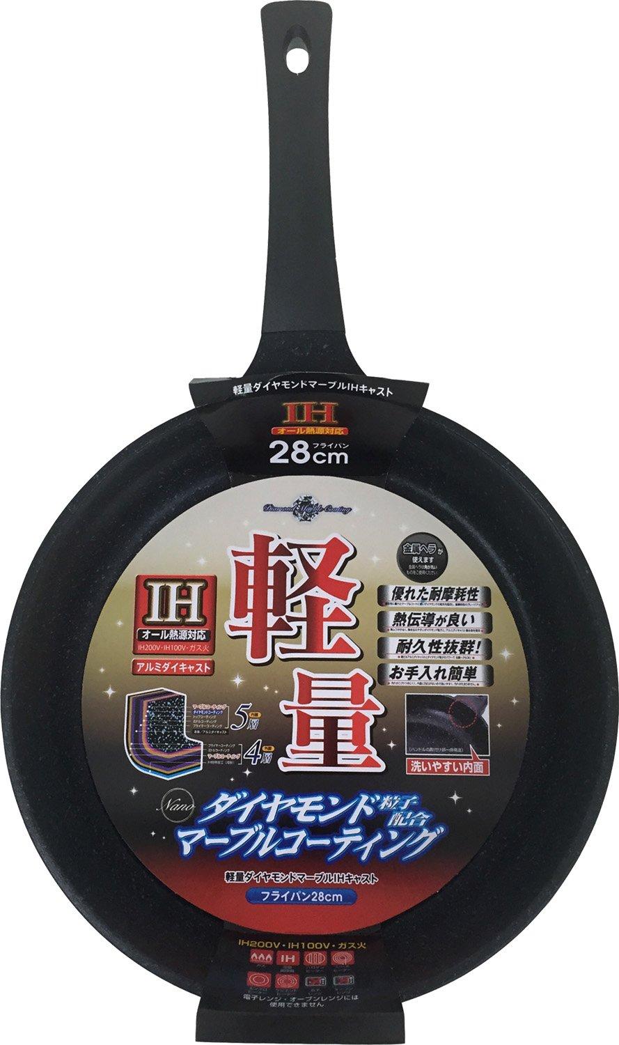 Tafuco Frying Induction Diamond Marble Pan, 28cm, Compatible, Coating, Black, F-7123 чёрный
Tafuco Frying Induction Diamond Marble Pan, 28cm, Compatible, Coating, Black, F-7123 чёрный