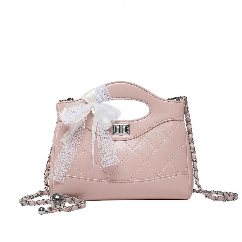 Light luxury fashion rhombus chain portable bucket bag temperament high sense versatile messenger bag women рожевий
Light luxury fashion rhombus chain portable bucket bag temperament high sense versatile messenger bag women рожевий